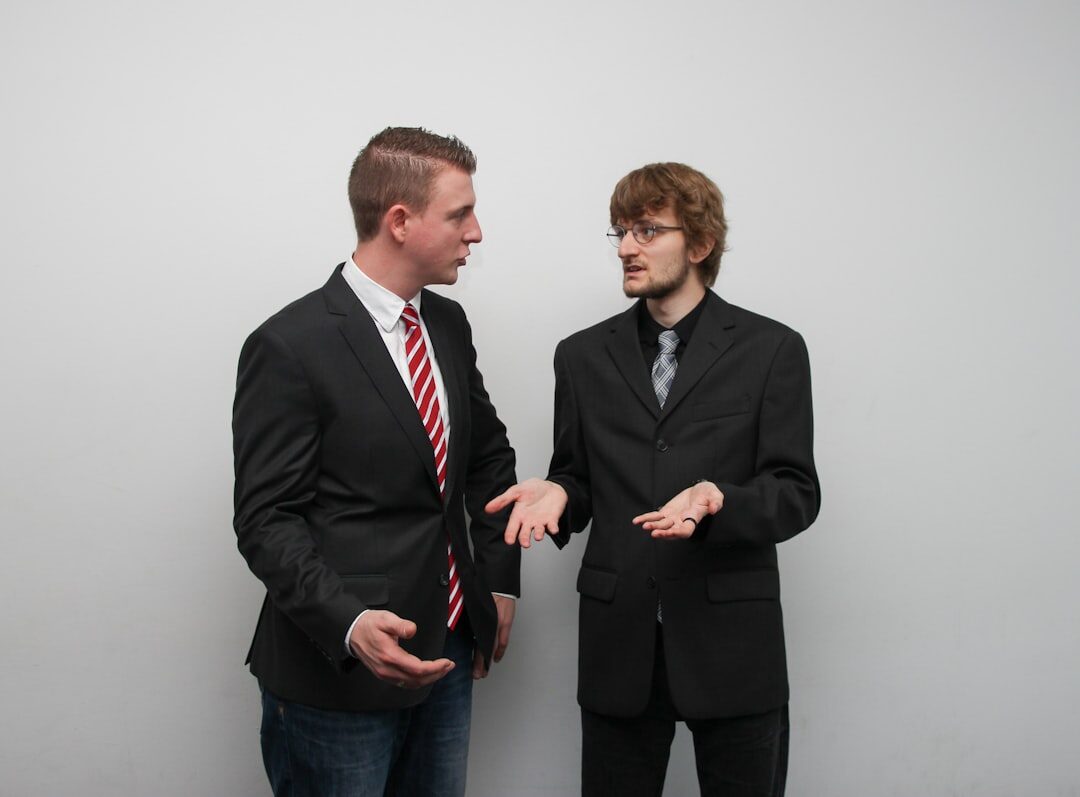 Studio portrait of a male mediator and trainer